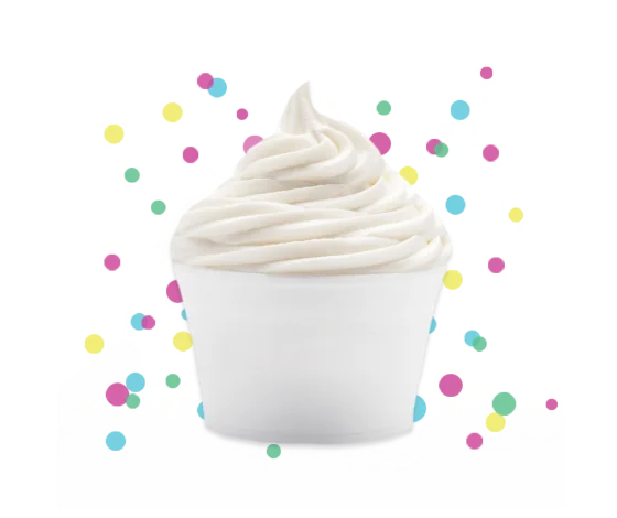 Birthday Cake frozen yogurt