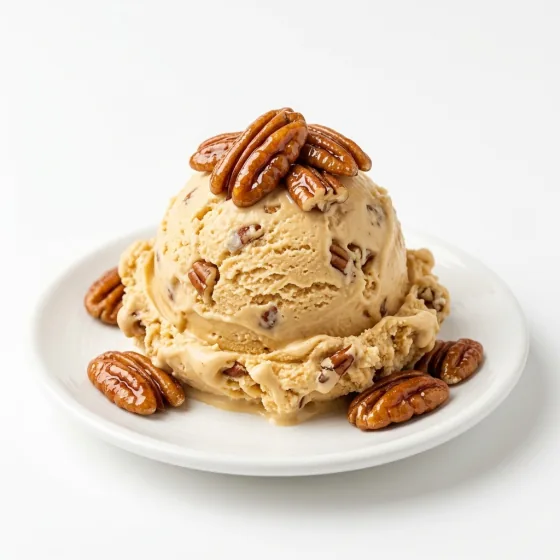 Butter Pecan frozen yogurt