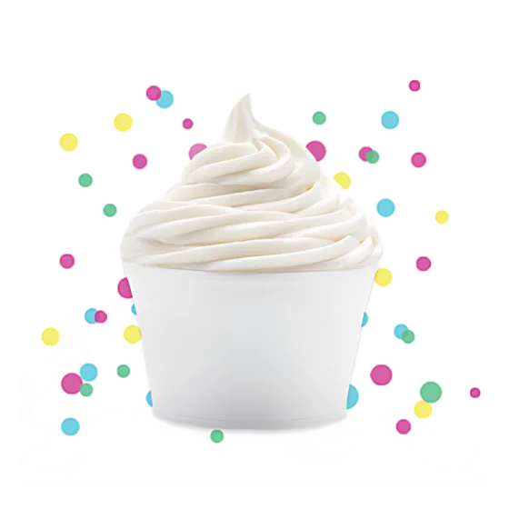 Cake Batter frozen yogurt