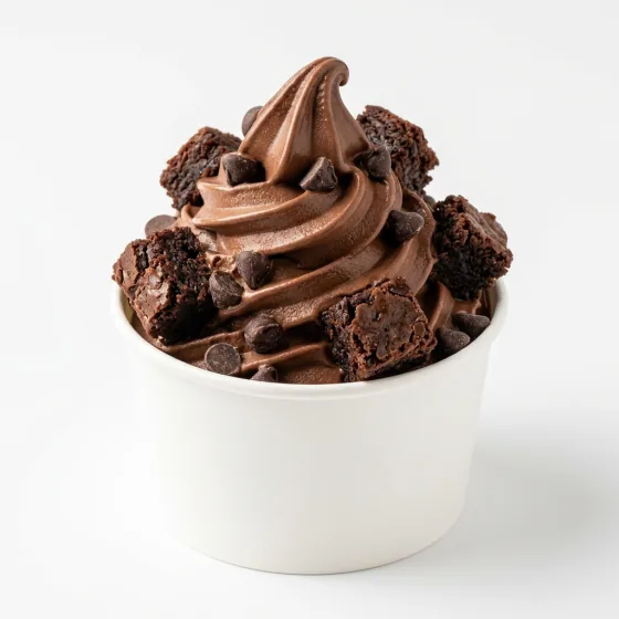Chocolate Chip Brownie Gelato frozen yogurt