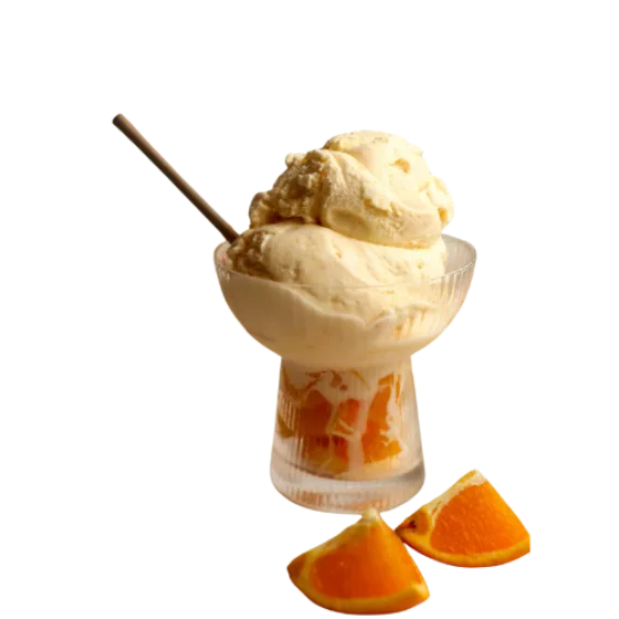 Orange Creamsicle frozen yogurt