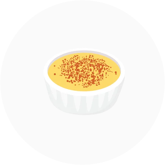 Crème Brûlée frozen yogurt