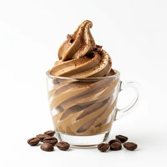 Espresso frozen yogurt