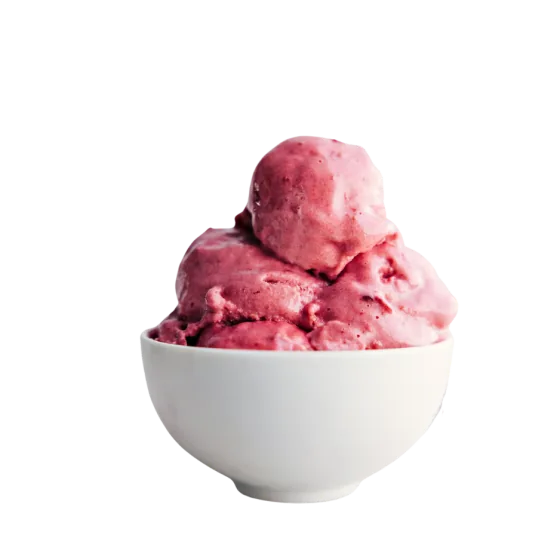 No Sugar Added Raspberry frozen yogurt
