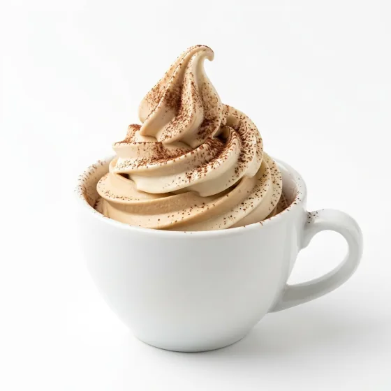 No Sugar Added Cappuccino frozen yogurt