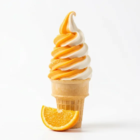 No Sugar Added Orange Creamsicle frozen yogurt
