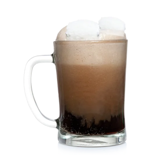 Root Beer Float frozen yogurt