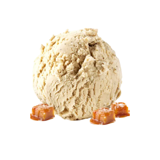Salted Caramel frozen yogurt