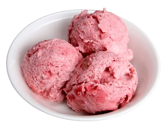 Strawberry Banana frozen yogurt