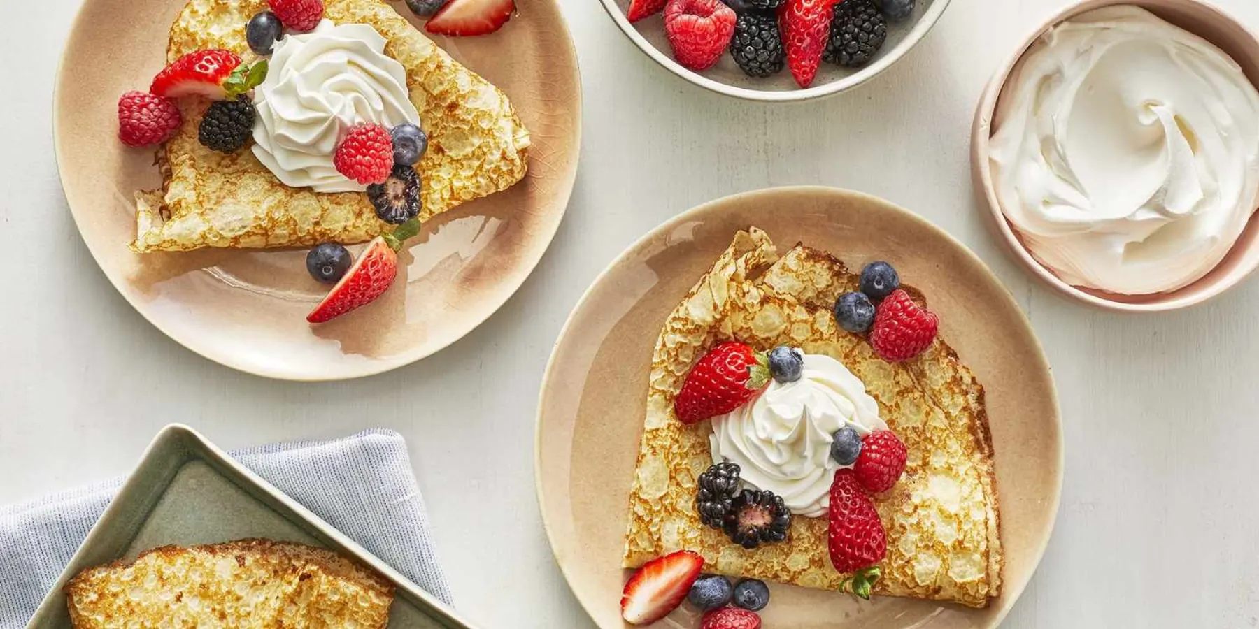 Crepes at Ultimate Yogurt