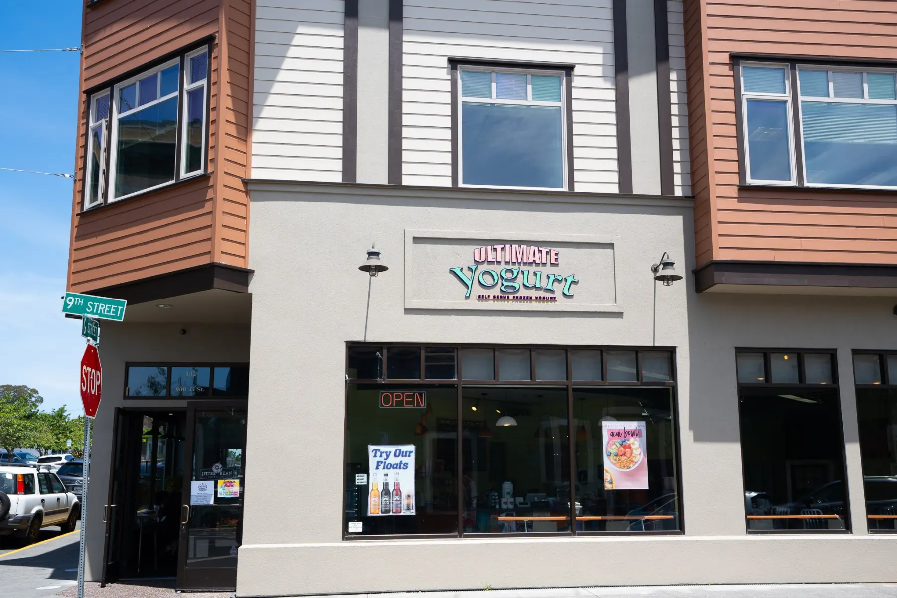 Ultimate Yogurt storefront in Arcata, CA